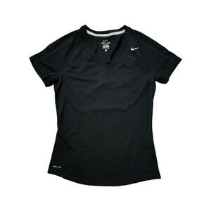 Nike Running Dri-Fit Womens Athletic Top Size S Performance Mesh Lightweight